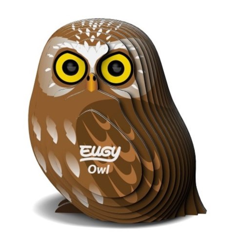 Eugy Eugy Układanka Eko 3D Sowa Eugy Eugy Układanka Eko 3D Sowa