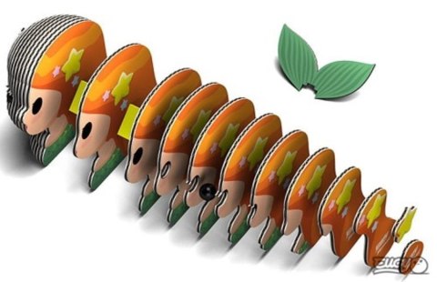 Eugy Eugy Układanka Eko 3D Syrenka Eugy Eugy Układanka Eko 3D Syrenka