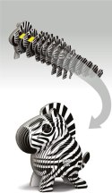 Eugy Eugy Układanka Eko 3D Zebra Eugy Eugy Układanka Eko 3D Zebra
