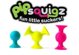 Fat Brain Toy Co. Fat Brain Toy 3 Grzechotki Bobo Przyssawki PipSquigz