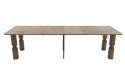 MELTON stół rozkładany 200-300x101x76 cm jasny orzech