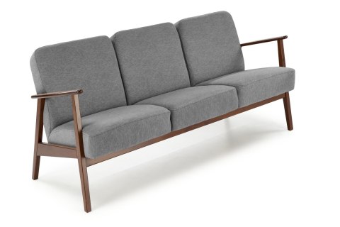 MILANO 3S sofa- popielaty tap. Castel 93 MILANO 3S sofa- popielaty tap. Castel 93