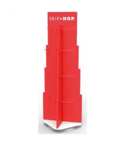 POS Skip Hop Ekspozytor Spinner Display Red
