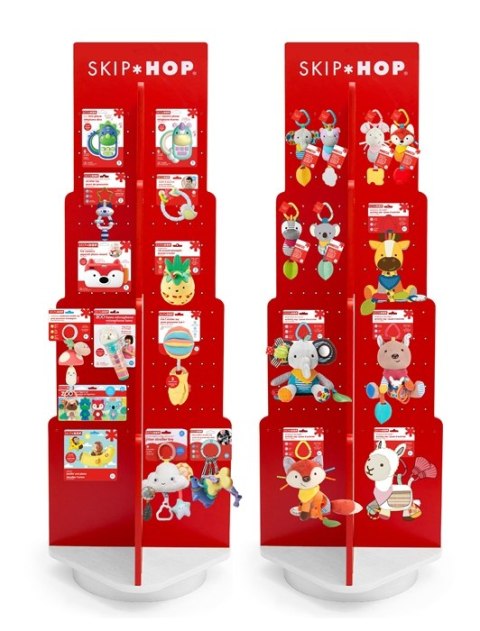 POS Skip Hop Ekspozytor Spinner Display Red POS Skip Hop Ekspozytor Spinner Display Red