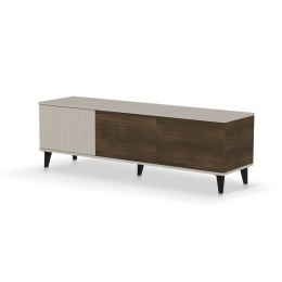 RANDOM 2 RTV-1 stolik RTV 150 cm kaszmir / orzech / czarny