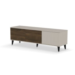 RANDOM 2 RTV-1 stolik RTV 150 cm kaszmir / orzech / czarny