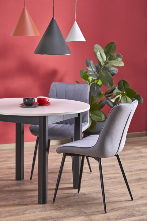 RINGO stół kolor blat kaszmir, nogi - czarny (102-142x102x76 cm) RINGO stół kolor blat kaszmir, nogi - czarny (102-142x102x76 cm)