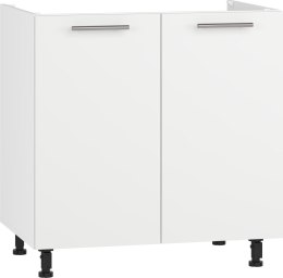 VENTO DK-80/82 szafka zlewozmywakowa front: biały mat