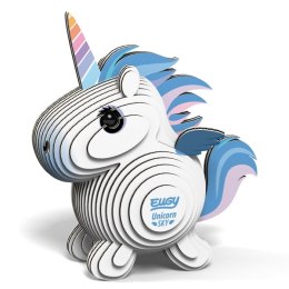 Eugy Eugy Układanka Eko 3D Jednorożec Błękitny