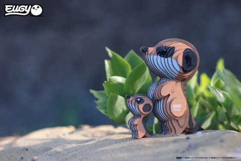 Eugy Eugy Układanka Eko 3D Surykatka Eugy Eugy Układanka Eko 3D Surykatka