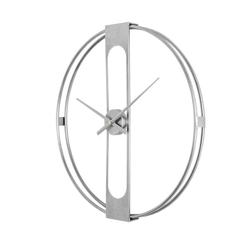 Kare Design KARE zegar CLIP 60 srebrny Kare Design KARE zegar CLIP 60 srebrny