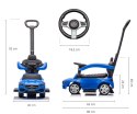 Milly Mally Milly Mally Pojazd z rączką MERCEDES C-Class Deluxe Blue Milly Mally Milly Mally Pojazd z rączką MERCEDES C-Class Deluxe Blue