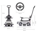 Milly Mally Milly Mally Pojazd z rączką MERCEDES C-Class White Milly Mally Milly Mally Pojazd z rączką MERCEDES C-Class White
