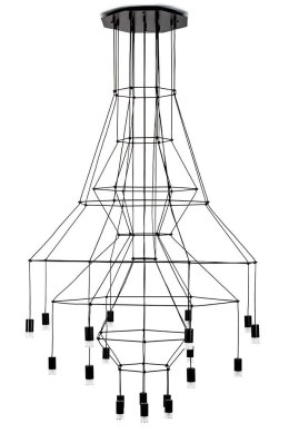 Moosee MOOSEE lampa wisząca FLUSSO 20 czarna