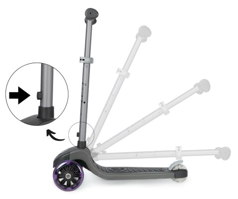 Qplay Qplay Hulajnoga Future Eco Purple Qplay Qplay Hulajnoga Future Eco Purple