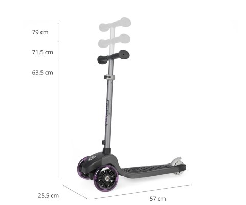 Qplay Qplay Hulajnoga Future Eco Purple Qplay Qplay Hulajnoga Future Eco Purple