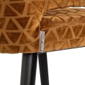 Richmond Interiors RICHMOND krzesło barowe INDIGO GOLD Richmond Interiors RICHMOND krzesło barowe INDIGO GOLD