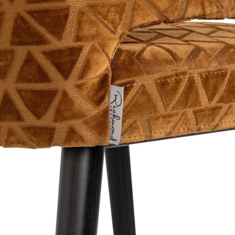 Richmond Interiors RICHMOND krzesło barowe INDIGO GOLD Richmond Interiors RICHMOND krzesło barowe INDIGO GOLD