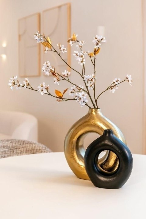 Richmond Interiors RICHMOND wazon FELICE czarny Richmond Interiors RICHMOND wazon FELICE czarny