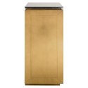 Richmond Interiors RICHMOND komoda FINSBURY 101 cm - mosiądz, szkło, marmur, MDF Richmond Interiors RICHMOND komoda FINSBURY 101 cm - mosiądz, szkło, marmur, MDF