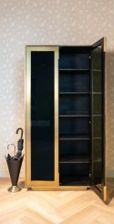 Richmond Interiors RICHMOND komoda FINSBURY 209 cm - mosiądz, szkło, MDF Richmond Interiors RICHMOND komoda FINSBURY 209 cm - mosiądz, szkło, MDF