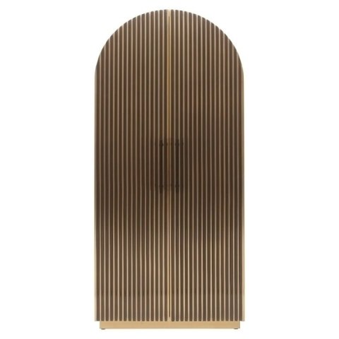 Richmond Interiors RICHMOND komoda LES ARCS 180 cm - szczotkowane złoto, mosiądz, MDF Richmond Interiors RICHMOND komoda LES ARCS 180 cm - szczotkowane złoto, mosiądz, MDF