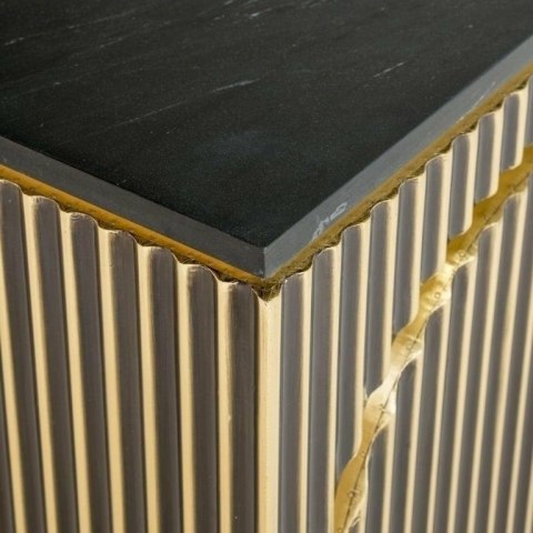 Richmond Interiors RICHMOND komoda LES ARCS - szczotkowane złoto, mosiądz, marmur, MDF Richmond Interiors RICHMOND komoda LES ARCS - szczotkowane złoto, mosiądz, marmur, MDF