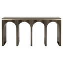 Richmond Interiors RICHMOND konsola LES ARCS - szczotkowane złoto, mosiądz, marmur, MDF Richmond Interiors RICHMOND konsola LES ARCS - szczotkowane złoto, mosiądz, marmur, MDF