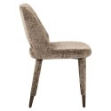 Richmond Interiors RICHMOND krzesło CECILIA brązowe - trudnopalne Richmond Interiors RICHMOND krzesło CECILIA brązowe - trudnopalne