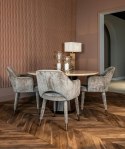 Richmond Interiors RICHMOND krzesło DONNATELLA brązowe - trudnopalne Richmond Interiors RICHMOND krzesło DONNATELLA brązowe - trudnopalne