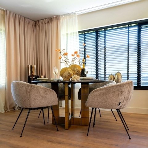 Richmond Interiors RICHMOND krzesło RUBY brązowe Richmond Interiors RICHMOND krzesło RUBY brązowe