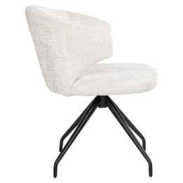 Richmond Interiors RICHMOND krzesło obrotowe MILLY CREAM