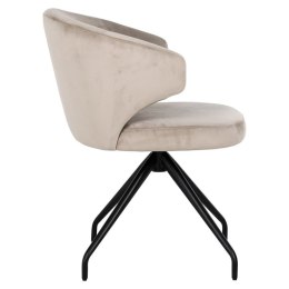Richmond Interiors RICHMOND krzesło obrotowe MILLY KHAKI