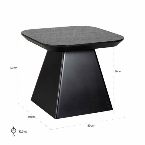 Richmond Interiors RICHMOND stolik BONVOY 50 czarny Richmond Interiors RICHMOND stolik BONVOY 50 czarny
