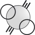 Kare Design KARE lustro ścienne TRIPLE CIRCLE 124x119 cm Kare Design KARE lustro ścienne TRIPLE CIRCLE 124x119 cm