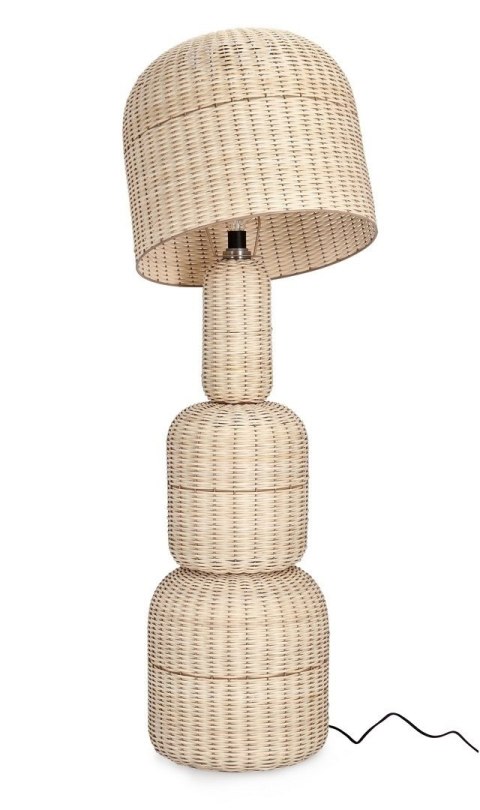 Bizzotto BIZZOTTO lampa podłogowa SIKKIM beżowa Bizzotto BIZZOTTO lampa podłogowa SIKKIM beżowa