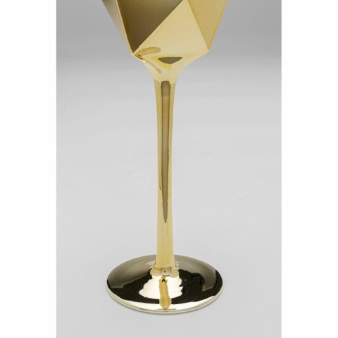 Kare Design KARE komplet 4 kieliszków do szampana DIAMOND 365 ml złoty Kare Design KARE komplet 4 kieliszków do szampana DIAMOND 365 ml złoty