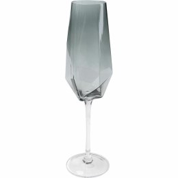 Kare Design KARE komplet 4 kieliszków do szampana DIAMOND SMOKE 365 ml