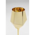 Kare Design KARE komplet 4 kieliszków do wina DIAMOND 660 ml złoty Kare Design KARE komplet 4 kieliszków do wina DIAMOND 660 ml złoty