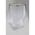 Kare Design KARE komplet 4 kieliszków do wina DIAMOND RIM 525 ml Kare Design KARE komplet 4 kieliszków do wina DIAMOND RIM 525 ml