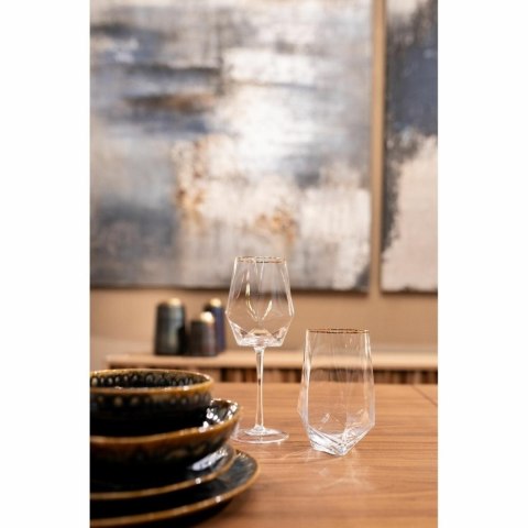 Kare Design KARE komplet 4 kieliszków do wina DIAMOND RIM 525 ml Kare Design KARE komplet 4 kieliszków do wina DIAMOND RIM 525 ml