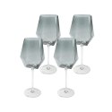 Kare Design KARE komplet 4 kieliszków do wina DIAMOND SMOKE 660 ml Kare Design KARE komplet 4 kieliszków do wina DIAMOND SMOKE 660 ml