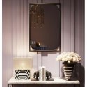 Kare Design KARE lustro ścienne BONITA 71x109 cm czarne Kare Design KARE lustro ścienne BONITA 71x109 cm czarne