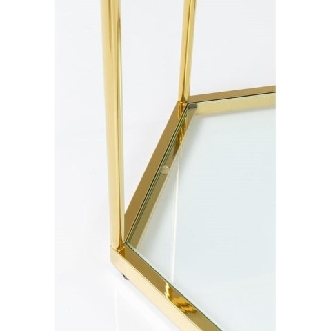 Kare Design KARE stolik COMB GOLD 55 złoty Kare Design KARE stolik COMB GOLD 55 złoty