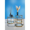 Kare Design KARE stolik COMB GOLD 55 złoty Kare Design KARE stolik COMB GOLD 55 złoty