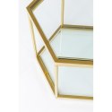 Kare Design KARE stolik kawowy COMB GOLD 45 złoty Kare Design KARE stolik kawowy COMB GOLD 45 złoty