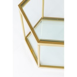Kare Design KARE stolik kawowy COMB GOLD 45 złoty