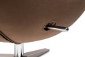 King Home Fotel EGG SZEROKI VELVET ciemny brąz.81 - welur, podstawa stal King Home Fotel EGG SZEROKI VELVET ciemny brąz.81 - welur, podstawa stal