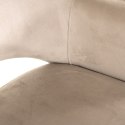 Richmond Interiors RICHMOND krzesło GIOVANNA beżowy welur / trendy róż Richmond Interiors RICHMOND krzesło GIOVANNA beżowy welur / trendy róż
