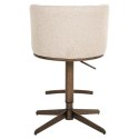 Richmond Interiors RICHMOND krzesło barowe CHEYENNE BISCOTTI obrotowe Richmond Interiors RICHMOND krzesło barowe CHEYENNE BISCOTTI obrotowe